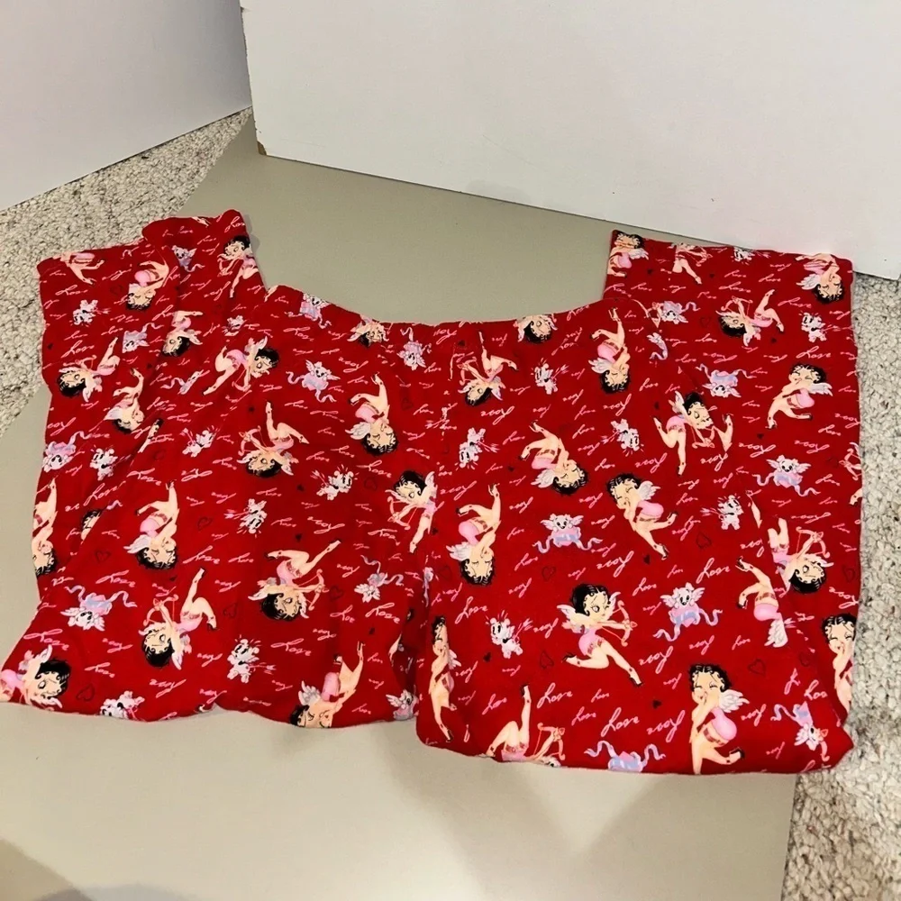 Betty Boop pajama pants kids medium size vintage